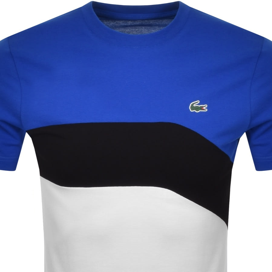 Alternative Image for ProductLacoste Sport Colour Block Logo T Shirt Blue2